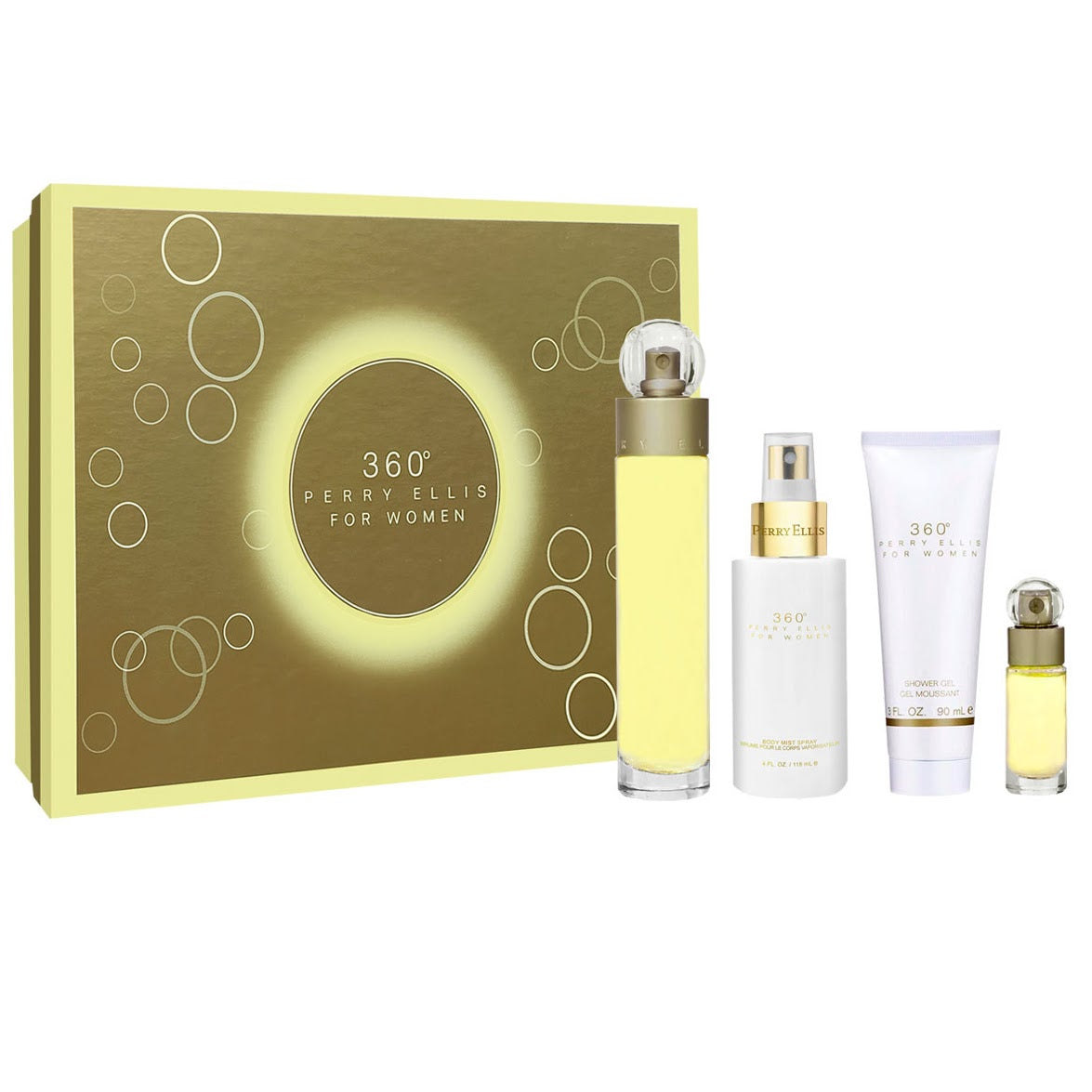ESTUCHE PERRY ELLIS 360 WHITE FOR WOMEN