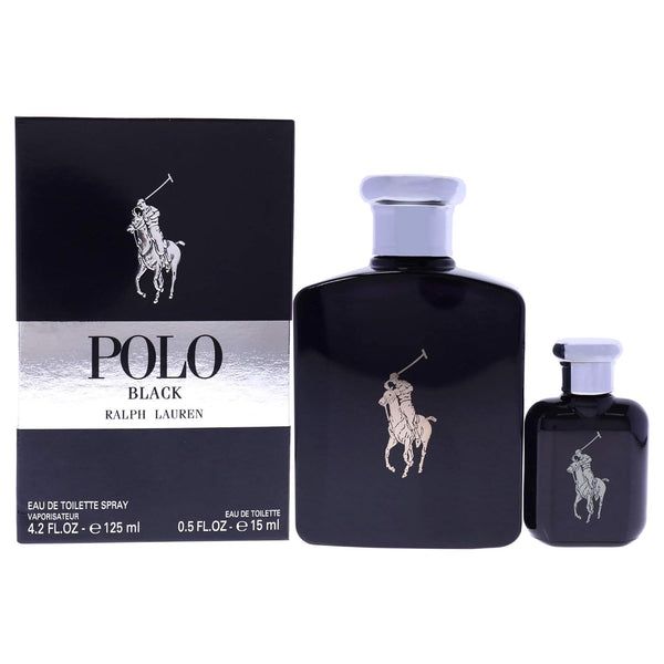 SET POLO RALPH LAUREN BLACK EDT  125ML + 15ML