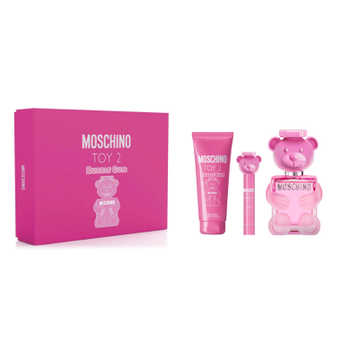 ESTUCHE MOSCHINO BUBBLE GUM 3 PIEZAS