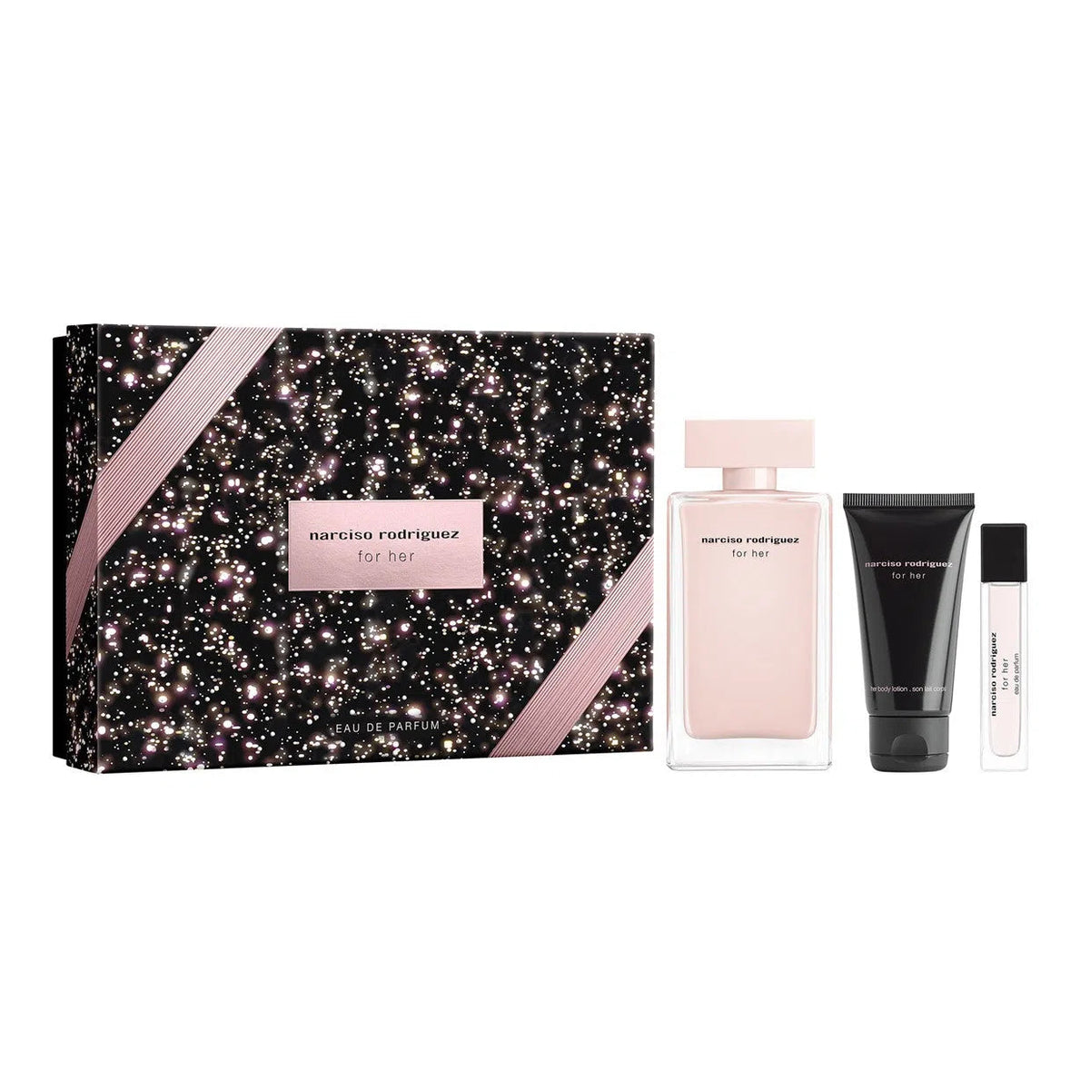SET NARCISO RODRIGUEZ FOR HER 3 PIEZAS