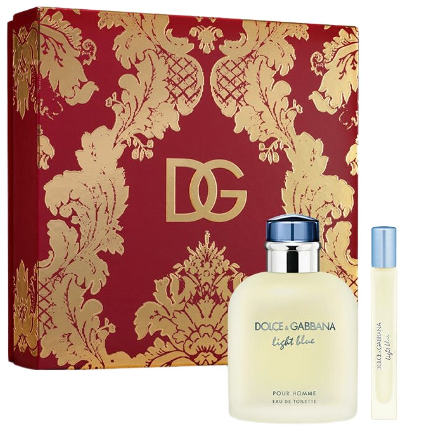 ESTUCHE DOLCE & GABBANA LIGHT BLUE CABALLERO  2pzs  200ml + 15ml