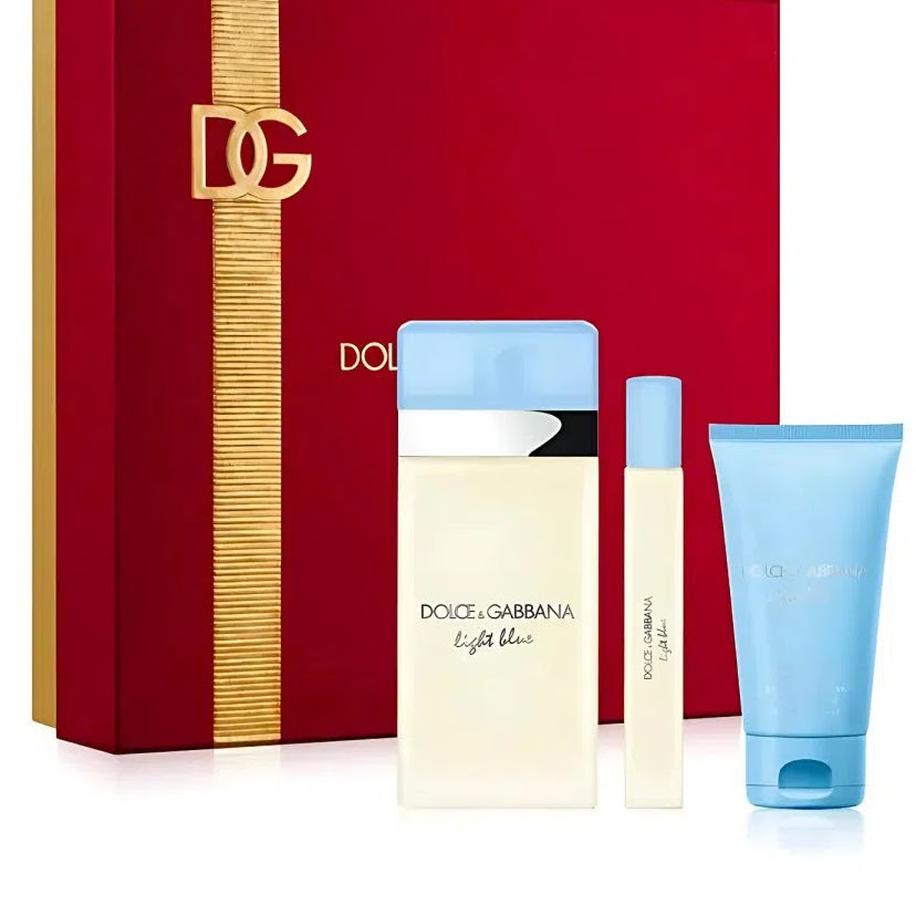 ESTUCHE DOLCE & GABBANA LIGHT BLUE DAMA  3pzs