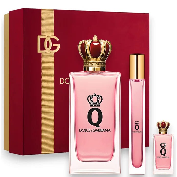 ESTUCHE DOLCE & GABBANA QUEEN 3 PIEZAS