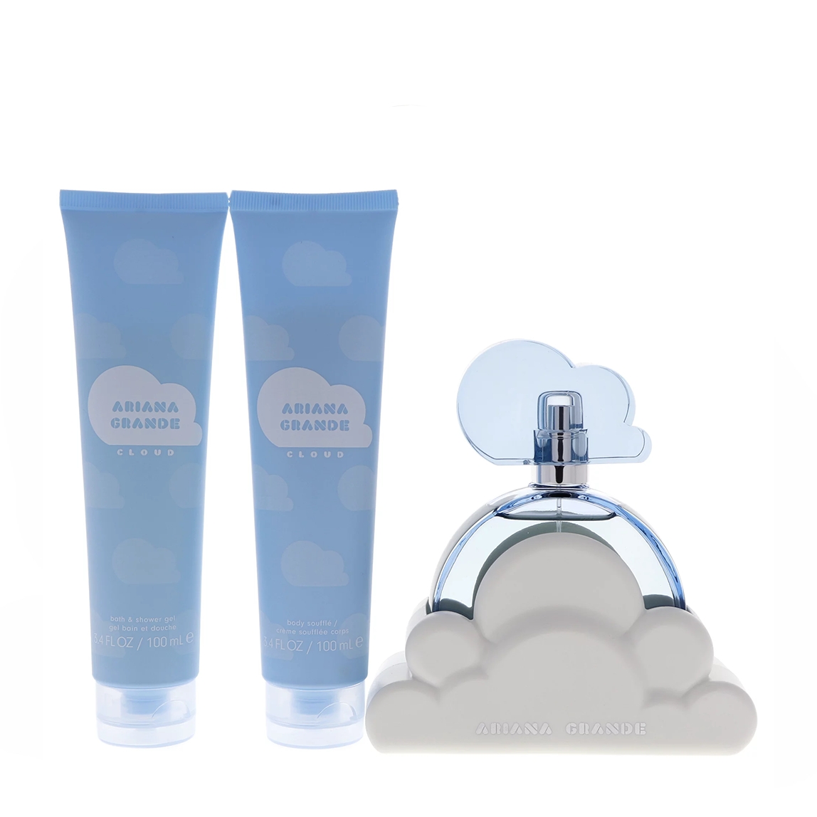 ARIANA GRANDE CLOUD  3 PIEZAS GIFT SET.