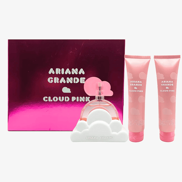 ARIANA GRANDE CLOUD PINK  3 PIEZAS GIFT SET